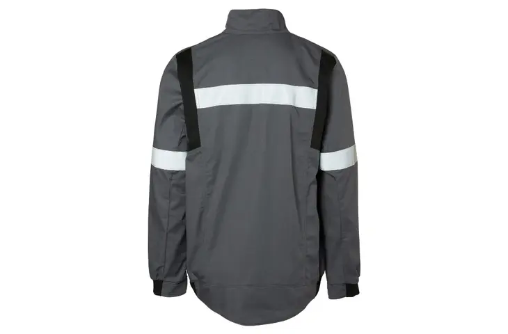Unisex stretch jacket with retroreflective tapes MooventoR